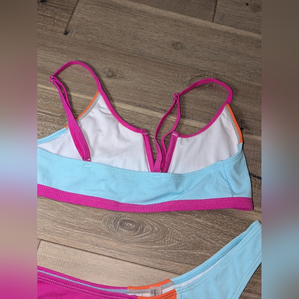 Zaful Colorblock Bikini Set - Picture 6 of 7